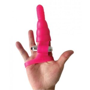 Wet Dreams Wrist Rider Finger Sleeve Vibrator Pink
