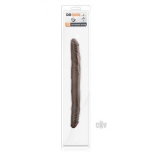 Dr Skin Double Dildo 14 Chocolate