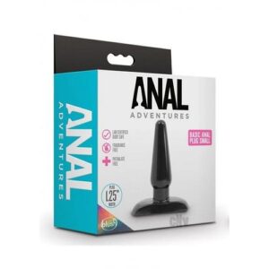 Anal Adv Basic Anal Plug Sm Black