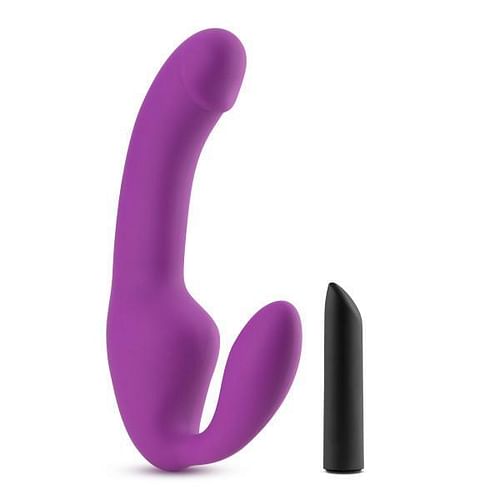 Temptasia - Cyrus - Strapless Silicone Dildo - Purple - Image 4