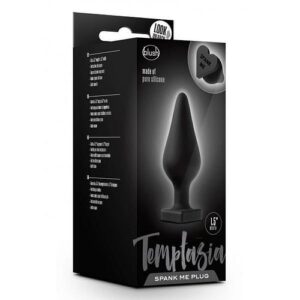 Temptasia Spank Me Butt Plug Black
