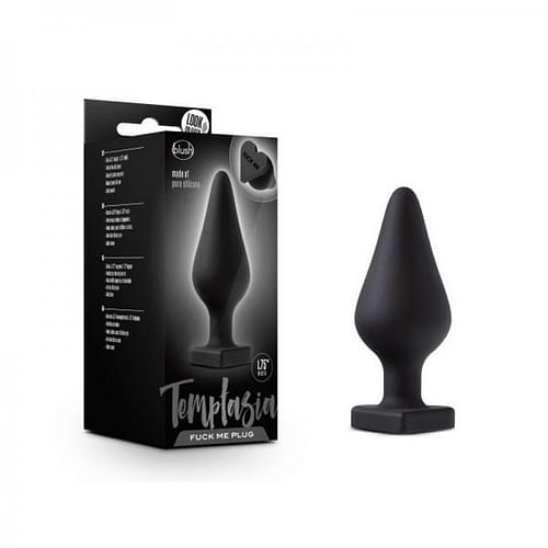 Temptasia Fuck Me Butt Plug Black - Image 2