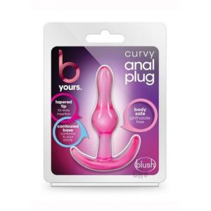 B Yours Curvy Anal Plug Pink