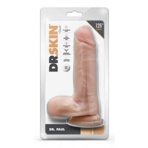Dr Skin Dr Paul 7.25 Dildo Balls Beige