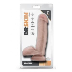 Dr Skin Mr Mark 7 Dildo Balls Beige