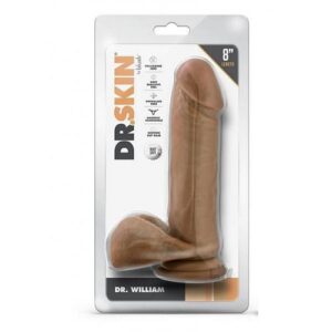 Dr Skin Dr William 8 Dildo Balls Tan