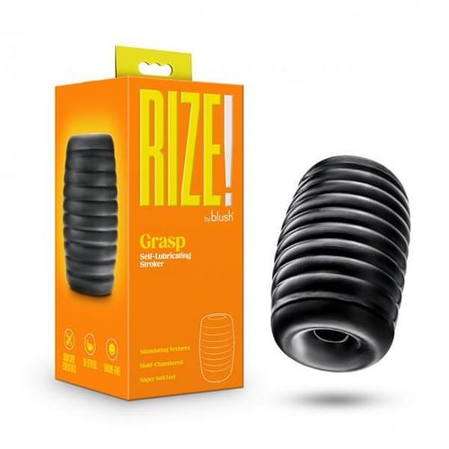 Rize Grasp Self-lubricating Stroker Black - Image 2