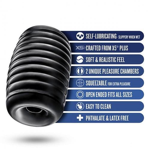Rize Grasp Self-lubricating Stroker Black - Image 5
