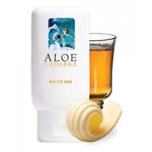 Aloe Cadabra Organic Lubricant - 2.5 Oz Bottle Butter Rum