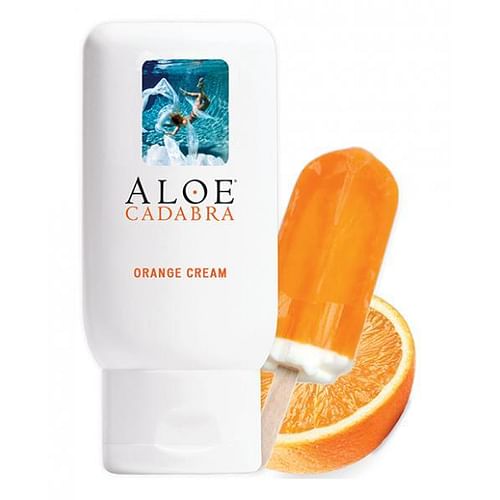 Aloe Cadabra Organic Lubricant - 2.5 Oz Bottle Orange Cream