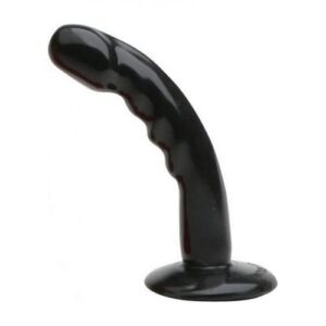 Compact Dildo Silicone 5.25 Inches - Black