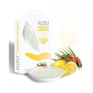 Fuzu Massage Candle - 4 Oz Fiji Dates & Lemon Peel