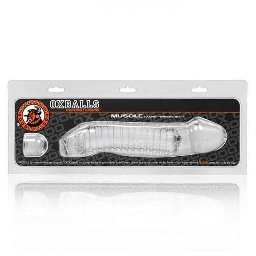 Oxballs Muscle Cock Sheath Clear - Image 3