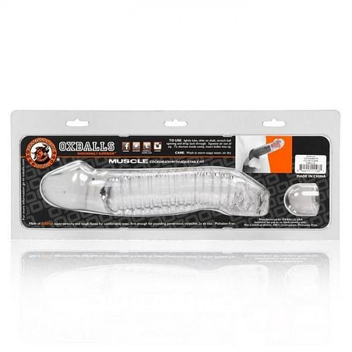 Oxballs Muscle Cock Sheath Clear - Image 4