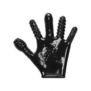Finger F*ck Textured Glove Oxballs Black