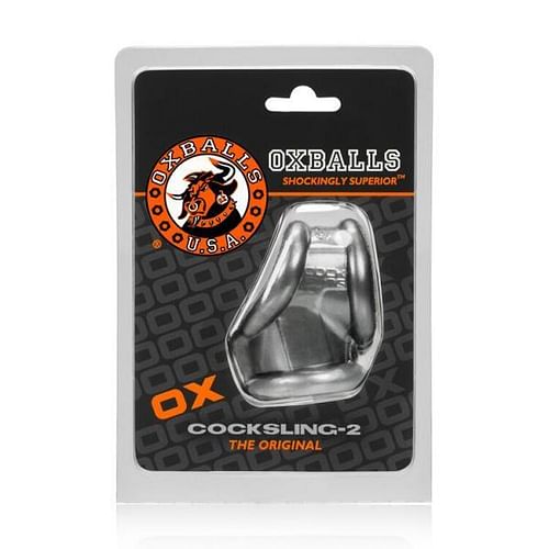 Oxballs Cocksling 2 Cock & Ball Sling Steel Silver - Image 3