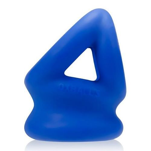 Oxballs Tri Squeeze Cocksling Ball Stretcher Blue - Image 2