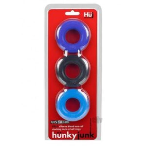 Huj3 3pk C-ring Blue Multi