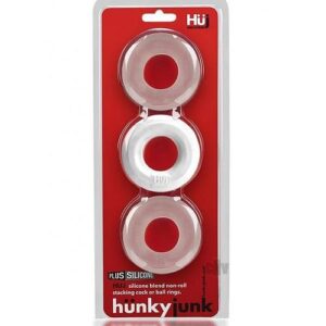 Huj3 3pk C-ring White Ice