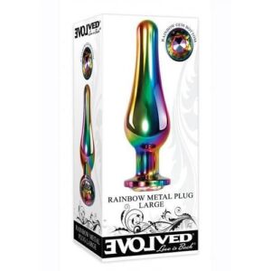 Rainbow Metal Plug Large