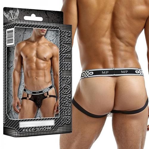 Peep Show Jock Strap Ring Small/Medium Black - Image 3