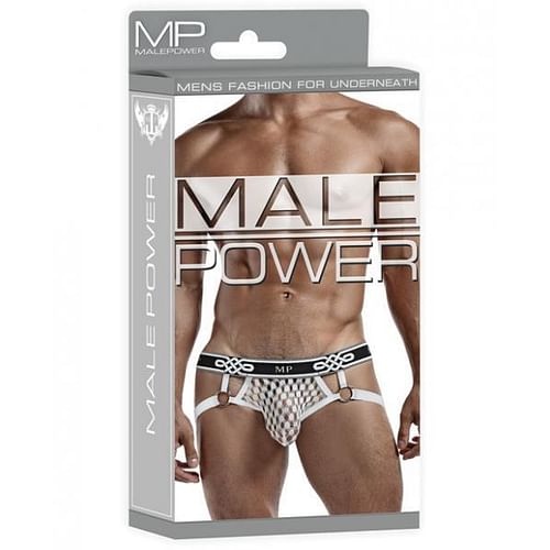 Peep Show Jock Strap Ring White L/XL - Image 5