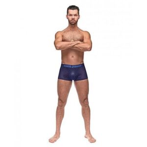 Diamond Mesh Mini Short Blue Sm