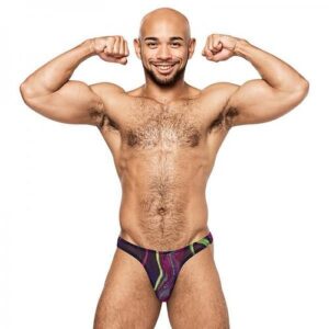 Male Power Galactic Bong Thong Print L/xl