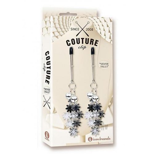 Couture Clips Silver Falls Nip Clamp