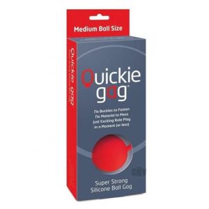 Quickie Ball Gag Medium Red