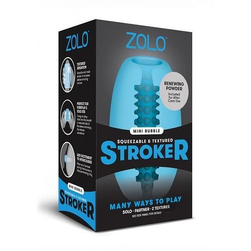 Zolo Mini Stroker Dome Blue