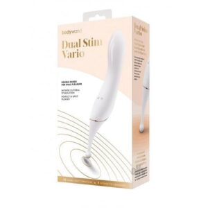 Bodywand Dual Stim Vario White/gold