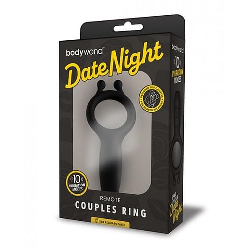 Bodywand Date Night Couples Ring Black - Image 2