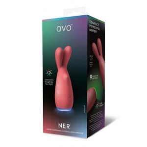 Ovo Ner Clitoral Vibrator Red/orange