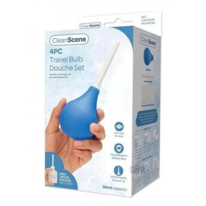 Cleanscene Travel Bulb Douche Set 4pc