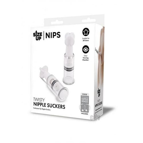 Su Twisty Nipple Suckers Sm Clr/blk