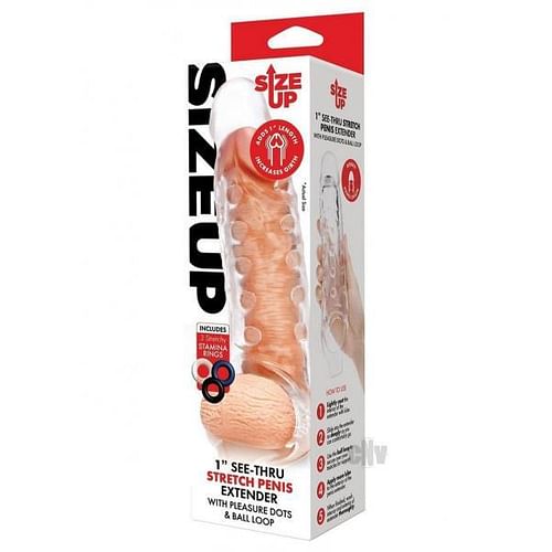 Su Clear View Penis Extender Studded 1