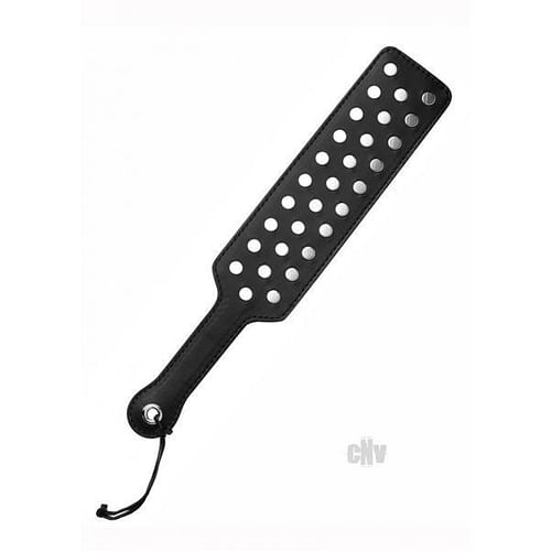 Strict Leather Studded Paddle Black - Image 2