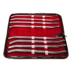 Hegar 8 Urethral Sounds Set
