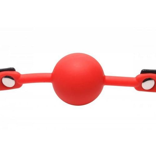 Silicone Comfort Ball Gag Red - Image 3