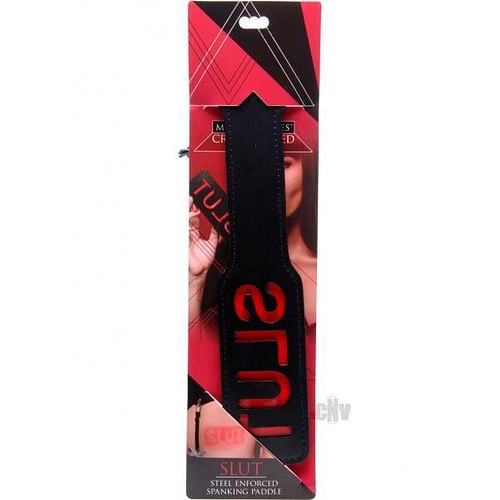 Slut Steel Enforced Spanking Paddle - Image 2