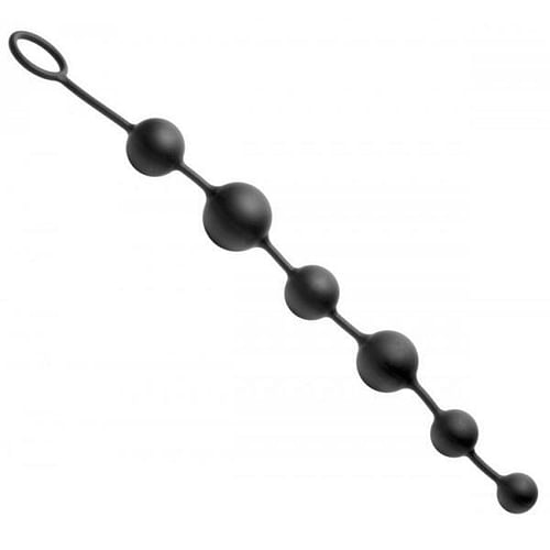 Serpent 6 Silicone Beads Of Pleasure Black - Image 2