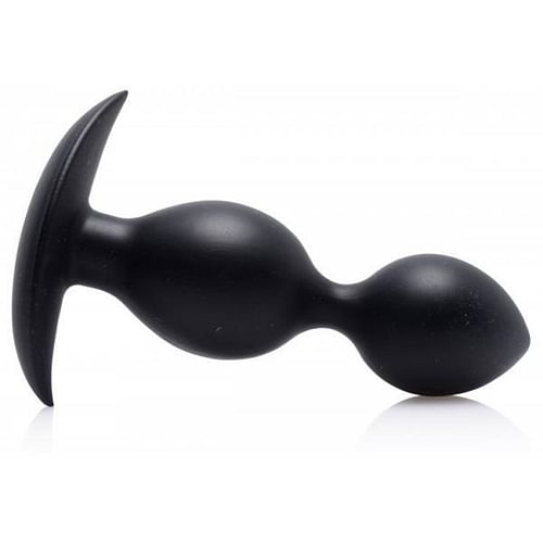 Orbs Steel Weighted Duotone Silicone Anal Plug - Image 2