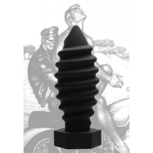 Tom Of Finland Screw U Anal Plug Black
