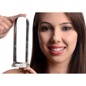 Prisms Pillar Large Cylinder Plug Clear