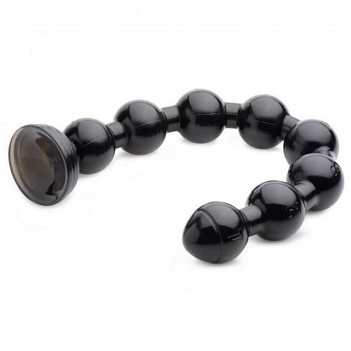 Hosed 19 Inches Beaded Thick Anal Snake Black - Image 3