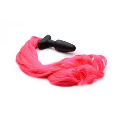 Tailz Hot Pink Pony Tail Anal Plug - Image 5