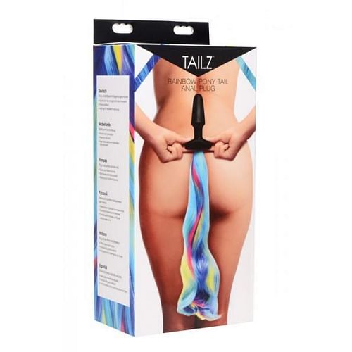 Tailz Rainbow Pony Tail Anal Plug - Image 3