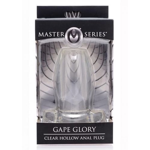 Gape Glory Clear Hollow Anal Plug Large - Image 4