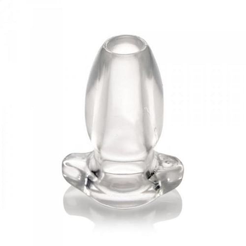 Peephole Clear Hollow Anal Plug Small - Image 2